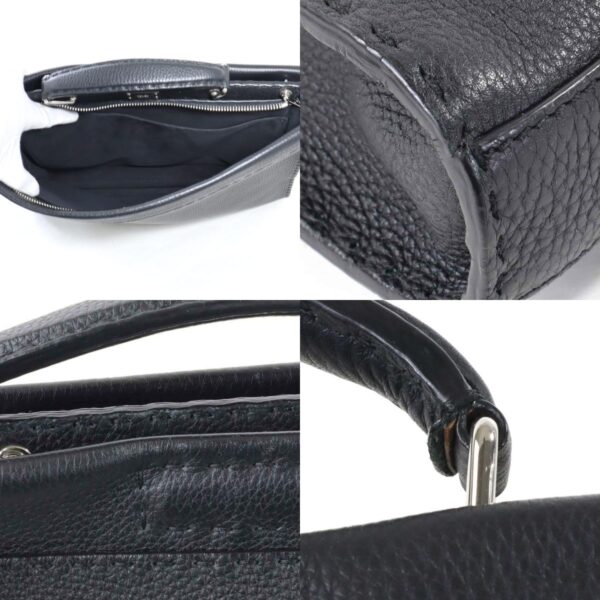 99437g 5 c Fendi Peekaboo Business Bag Selleria Iconic Fit Leather Black