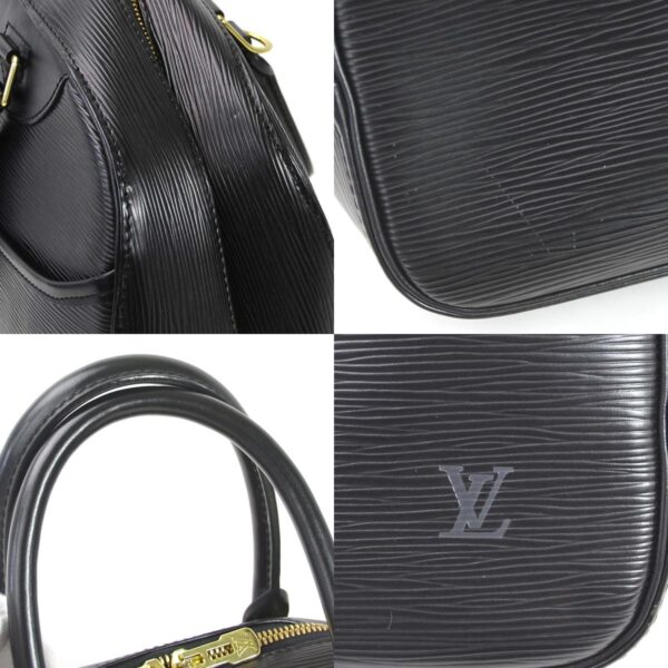 99438g 9 c Louis Vuitton Deauville Epi Leather Handbag Black