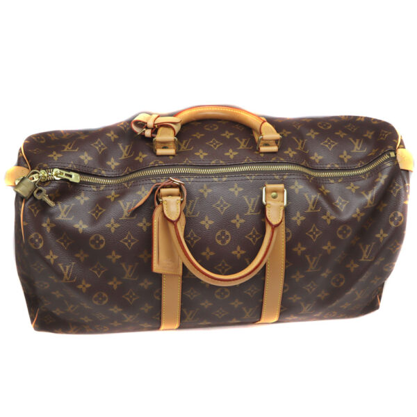 996 6 Louis Vuitton Keepall 50 Bag Monogram Canvas Brown