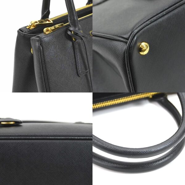 99630f 5 c Prada Saffiano Lux Calf Shoulder Bag Black