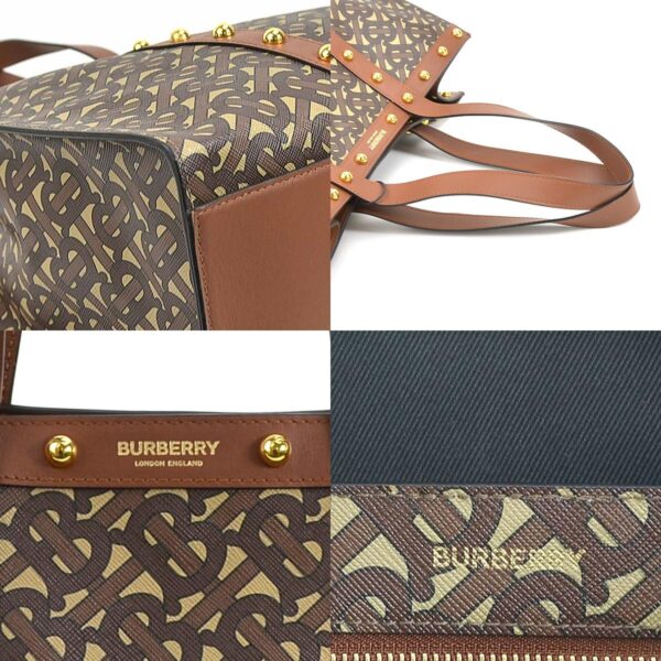 99651g 6 c Burberry Canvas Shoulder Bag Brown