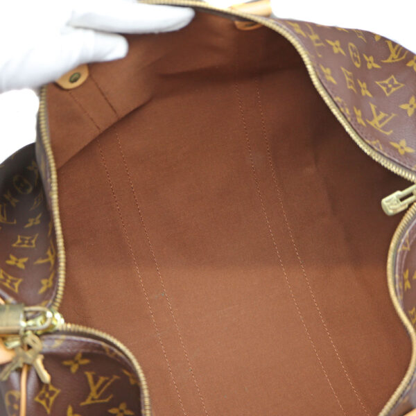 9967 10 Louis Vuitton Keepall 50 Bag Monogram Canvas Brown