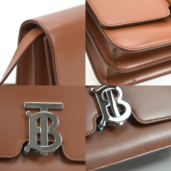 99696j 5 c Burberry Leather Crossbody Shoulder Bag Brown