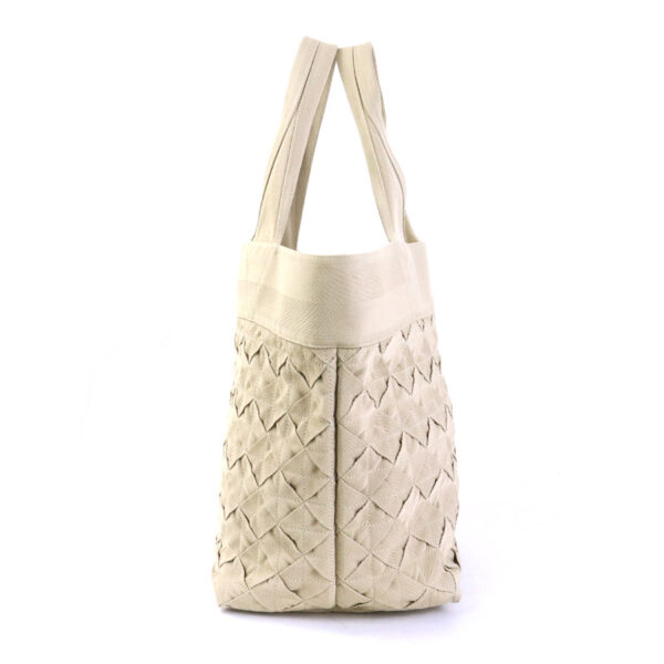 99742g 1 Bottega Veneta Intrecciato Polypropylene Webbing Tote Bag Plaster