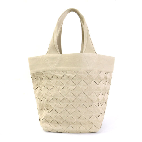 99742g Bottega Veneta Intrecciato Polypropylene Webbing Tote Bag Plaster