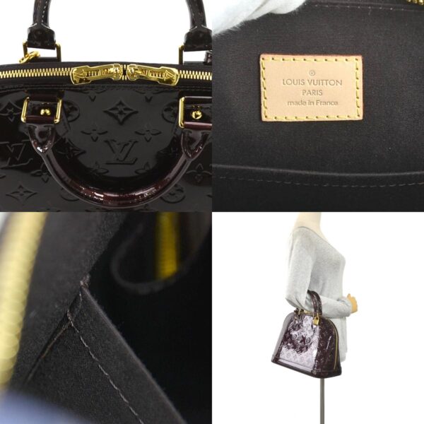 99754f 10 c Louis Vuitton Alma PM Vernis Handbag Amarant