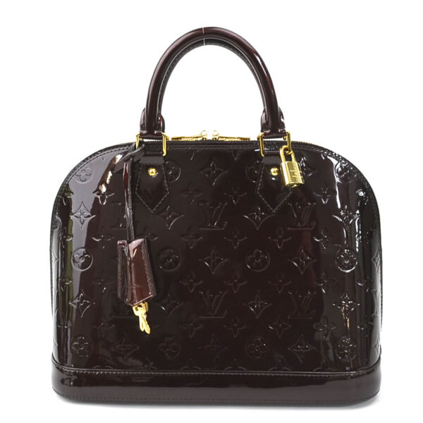 99754f Louis Vuitton Alma PM Vernis Handbag Amarant