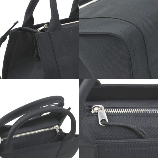 99771f 5 c Balenciaga Canvas Shoulder Bag Black