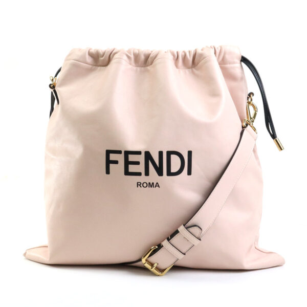 99792g Fendi Crossbody Shoulder Bag Leather Pink