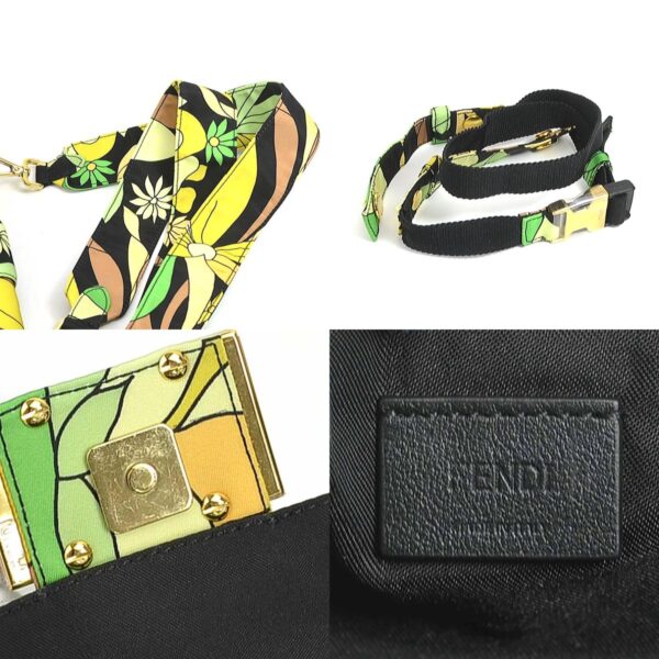 99850j 9 c Fendi Baguette Waist Pouch Body Bag Nylon Multicolor