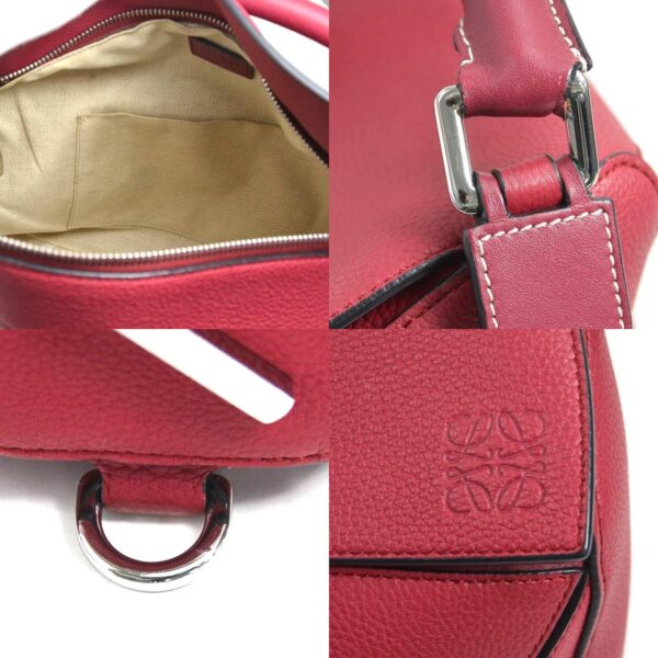 99856i 9 c Loewe Puzzle Leather Shoulder Bag Grape