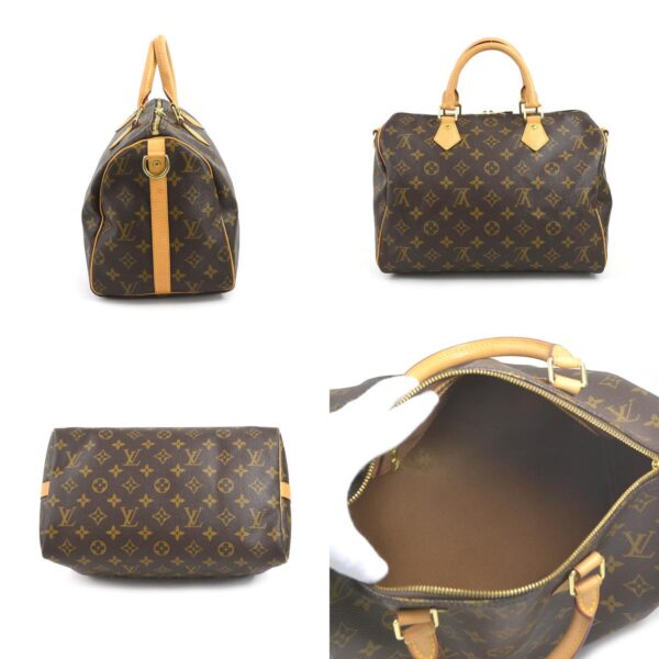 99889f 1 c Louis Vuitton Speedy Bandouliere 30 Canvas Shoulder Bag Brown