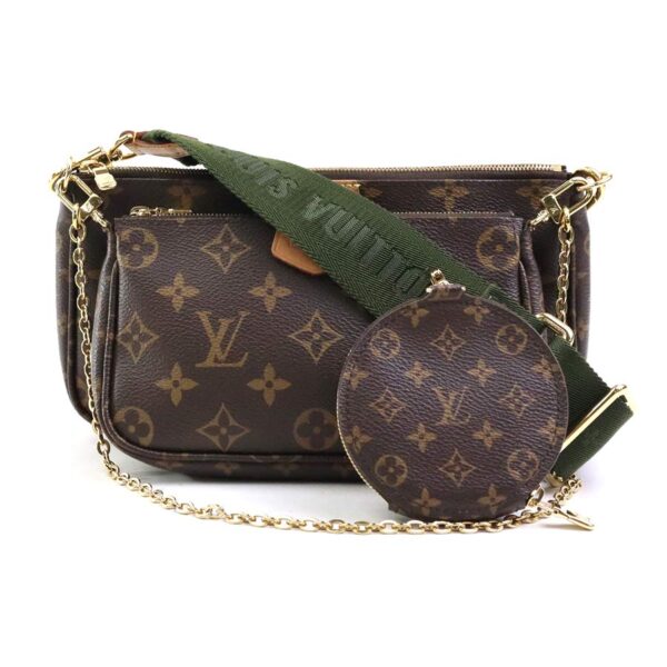 99965j Louis Vuitton Multi Pochette Accessoire Canvas Shoulder Bag Brown