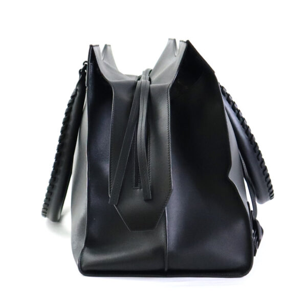 a0034 1 Balenciaga Leather Neo Classic Shoulder Bag Black