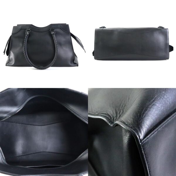 a0034 2 c Balenciaga Leather Neo Classic Shoulder Bag Black