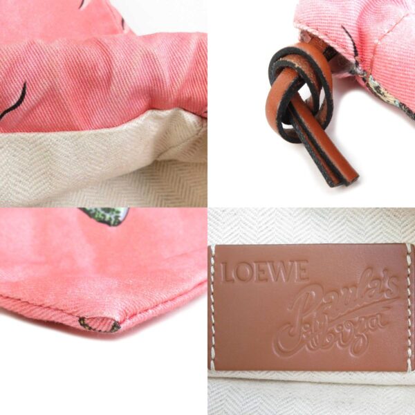 a0041 3 c Loewe Paulas Ibiza Drawstring Pouch Pink