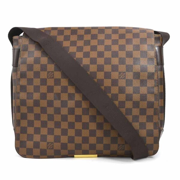 a0258 Louis Vuitton Crossbody Shoulder Bag Damier Bastille Brown Canvas