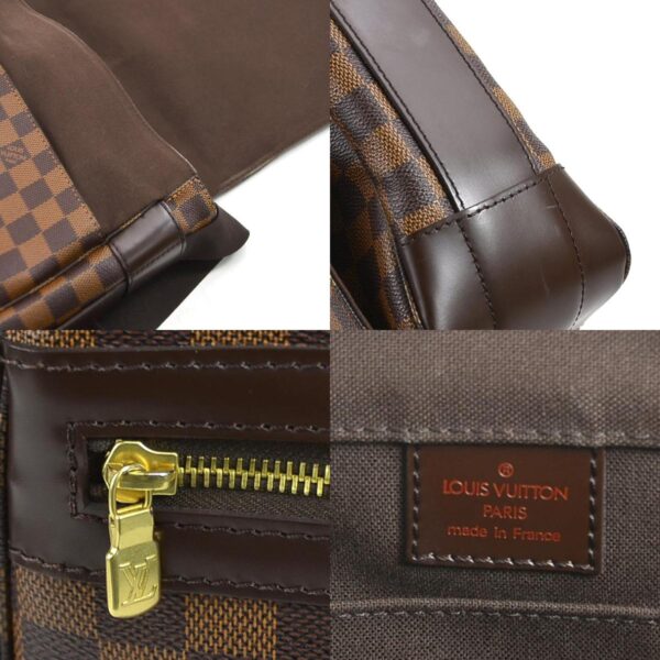 a0258 9 c Louis Vuitton Crossbody Shoulder Bag Damier Bastille Brown Canvas