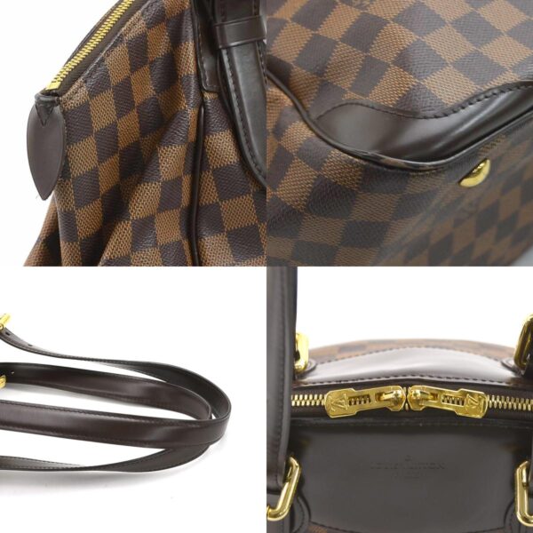 a0290 5 c Louis Vuitton Verona MM Damier Canvas Shoulder Bag Brown