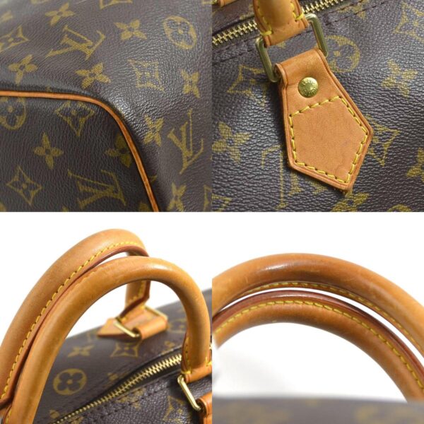 a0291 6 c Louis Vuitton Speedy 30 Monogram Canvas Handbag Brown