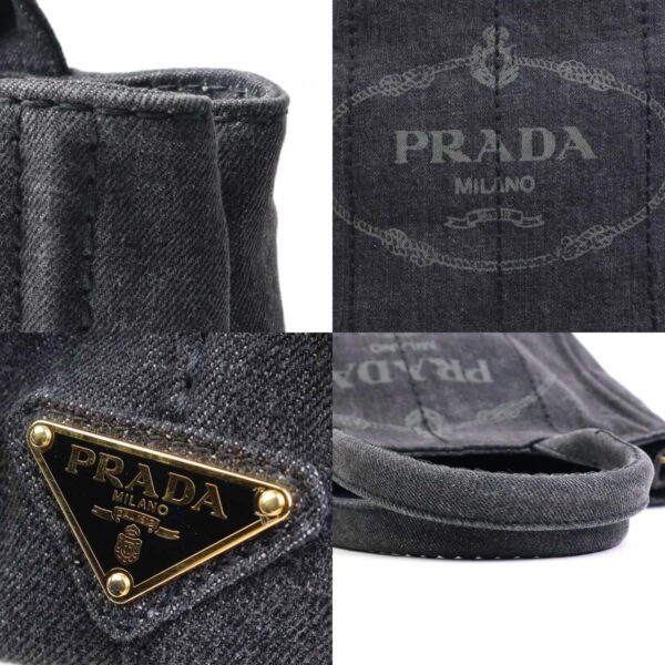 a0445 6 c Prada Shoulder Bag Denim Black