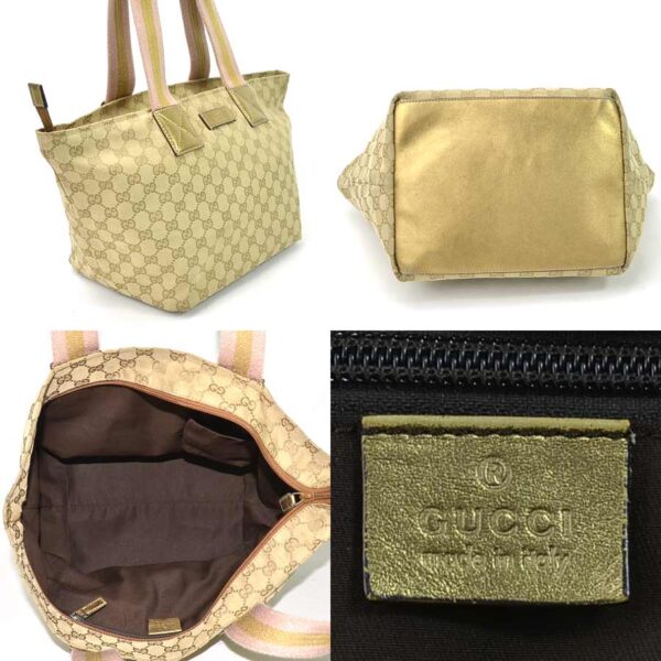 a10006a 1 Gucci Tote Bag GG Canvas