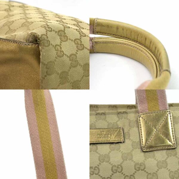 a10006a 2 Gucci Tote Bag GG Canvas