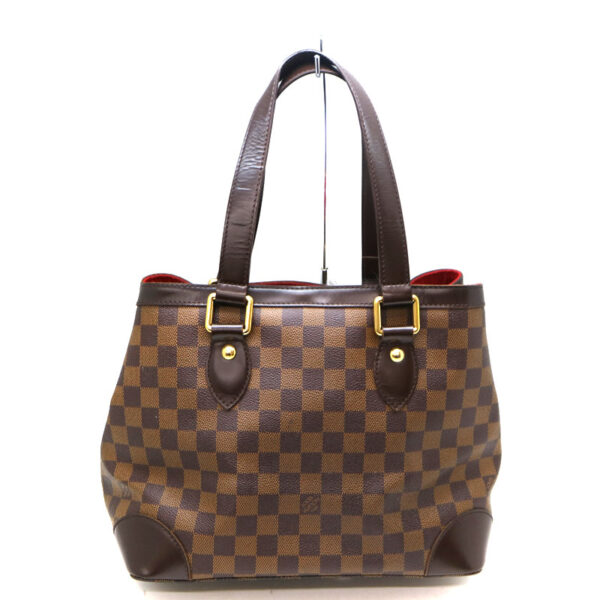 a2008199 3 Louis Vuitton Hampstead PM Tote Bag Damier Canvas Ebene Brown