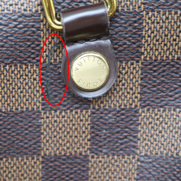 a2008260 8 Louis Vuitton Sienna PM Handbag Damier Ebene Brown