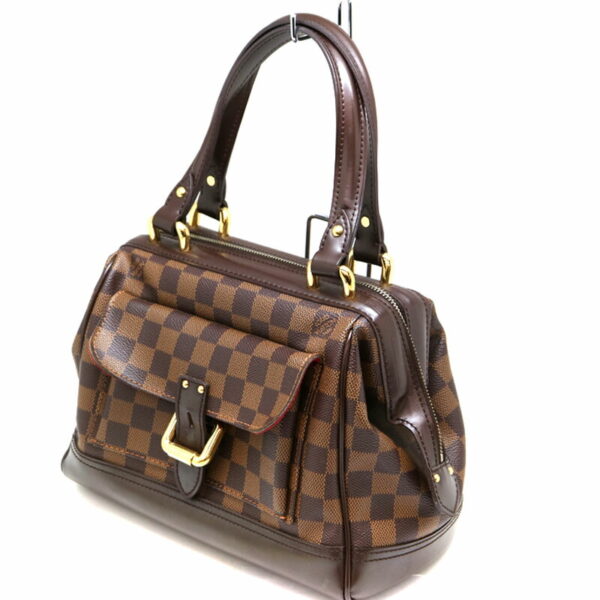 a2008292 1 Louis Vuitton Knights Pritz Handbag Damier Canvas Ebene Brown