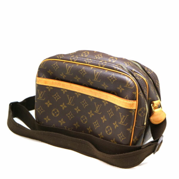 a2008314 1 Louis Vuitton Reporter PM Shoulder Bag Monogram Canvas Brown