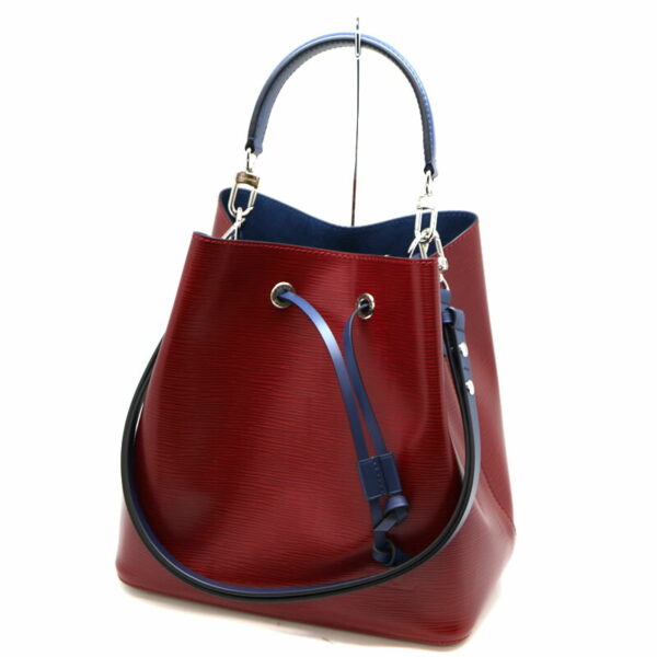 a2008335 2 Louis Vuitton Neo Noe Shoulder Bag Epi Cherry Berry Red