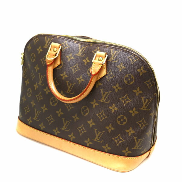 a2008342 1 Louis Vuitton Alma Handbag Monogram Canvas Brown