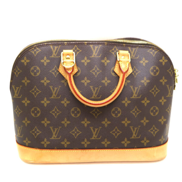 a2008342 3 Louis Vuitton Alma Handbag Monogram Canvas Brown