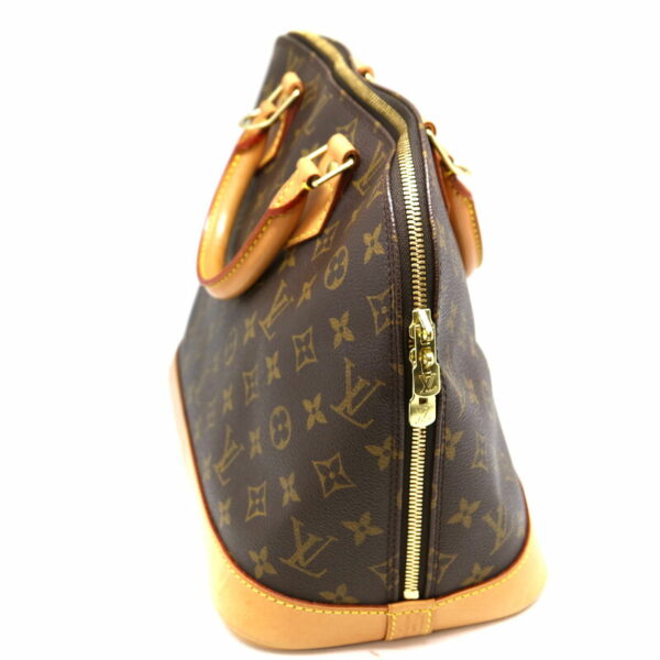 a2008342 5 Louis Vuitton Alma Handbag Monogram Canvas Brown