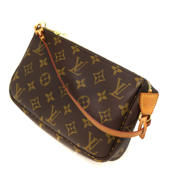 a2008383 1 Louis Vuitton Pochette Accessory Pouch Monogram Canvas Brown