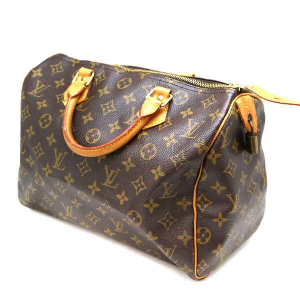 a2008402 1 Louis Vuitton Speedy 30 Handbag Monogram Canvas Brown