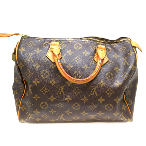 a2008402 3 Louis Vuitton Speedy 30 Handbag Monogram Canvas Brown