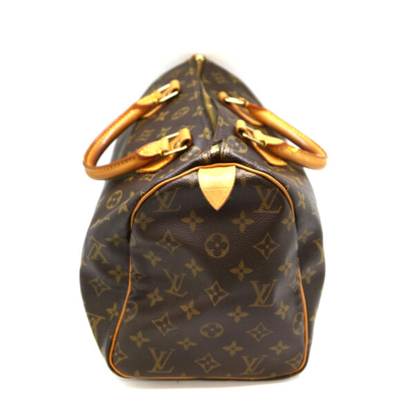 a2008402 4 Louis Vuitton Speedy 30 Handbag Monogram Canvas Brown