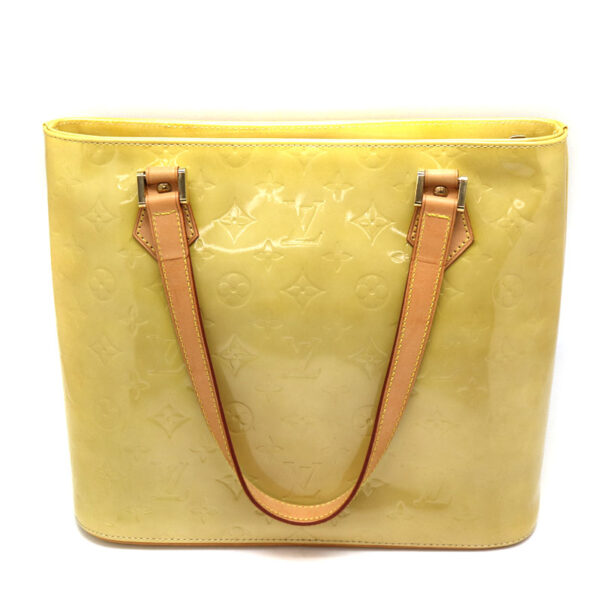 a2008546 2 Louis Vuitton Houston Handbag Monogram Vernis Jaune Yellow