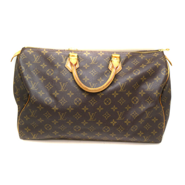 a2008551 2 Louis Vuitton Speedy 40 Handbag Monogram Canvas Brown