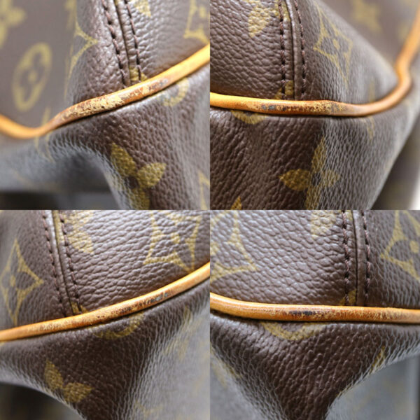 a2008597 9 Louis Vuitton Greet Handbag Monogram Canvas Brown