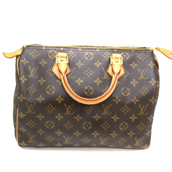 a2008680 2 Louis Vuitton Speedy 30 Handbag Monogram Canvas Brown