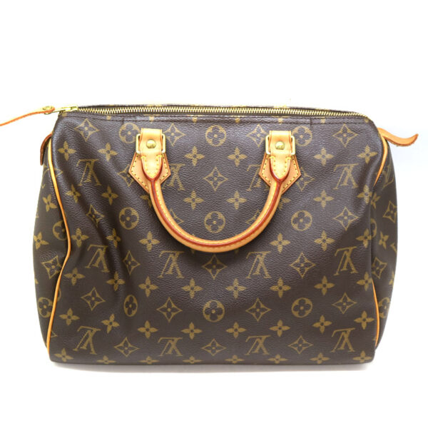 a2008680 3 Louis Vuitton Speedy 30 Handbag Monogram Canvas Brown