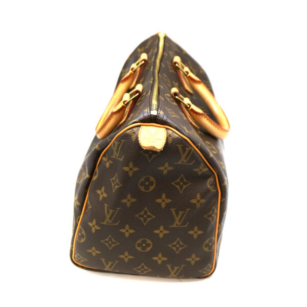 a2008680 4 Louis Vuitton Speedy 30 Handbag Monogram Canvas Brown