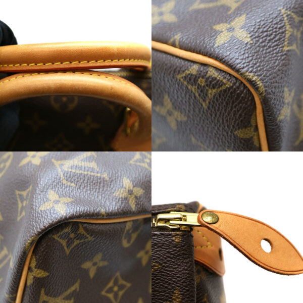 a2008680 7 Louis Vuitton Speedy 30 Handbag Monogram Canvas Brown