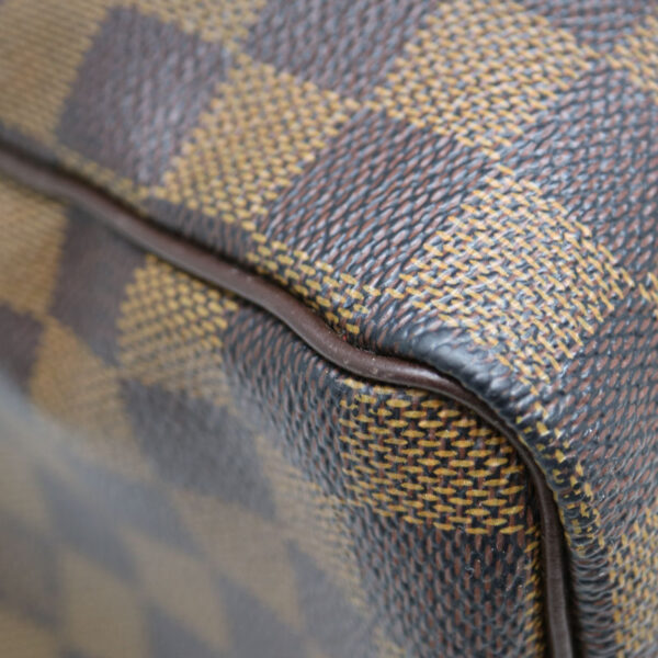 a2008684 6 Louis Vuitton Speedy 25 Handbag Damier Ebene Brown