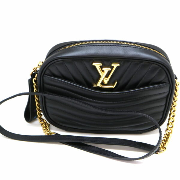 a2008714 2 Louis Vuitton Wave Camera Bag Smooth Calf Leather Noir Black