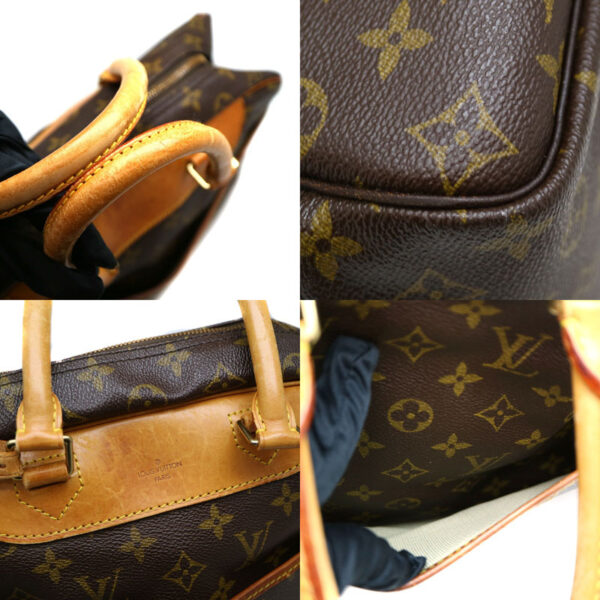 a2008788 7 Louis Vuitton Bowling Vanity Handbag Monogram Canvas Brown