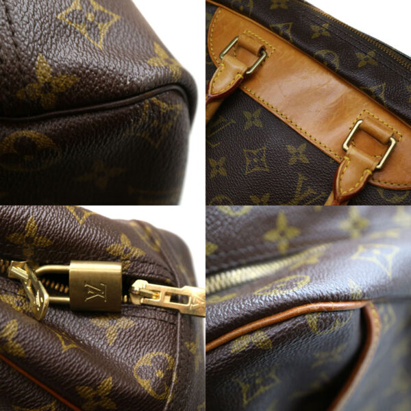 a2008788 8 Louis Vuitton Bowling Vanity Handbag Monogram Canvas Brown